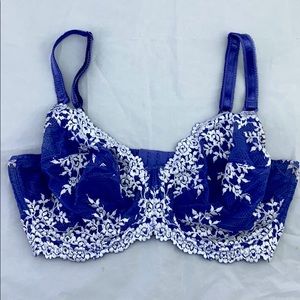 Wacoal 65171 36DDD Lace Embrace blue underwire